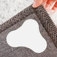 thumbnail image 4 of PENGXIANG 12Pcs Rug Gripper Anti-slip Carpet Gripper Reusable and Washable Rug Pad Gripper with Strong Sticky Anti-Curling Carpet Fixture for Hardwood Floors Tile Floors(White L), 4 of 10