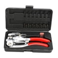 thumbnail image 3 of simhoa Set of 16 Pieces Metal Hole Punch Tool Set with Storage Case Quick Change Bits and Dies Professional 2mm-7mm Handy Craft Tool, 3 of 10