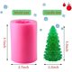 thumbnail image 2 of Molde de silicona con forma de árbol de Navidad 3D, molde para velas, para jabón, chocolate, pastel, fondant, caramelo, para decoración navideña, 2 of 8