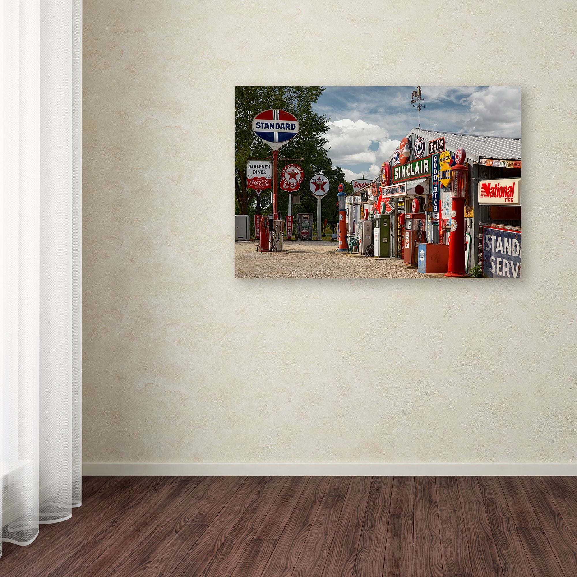 Trademark Fine Art 'Rt 66 Cuba Missouri 1' Canvas Art by Mike Jones Photo
