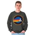 thumbnail image 5 of Retro NASA Space Shuttle Rainbow Sweatshirt for Men or Women Brisco Brands L, 5 of 6