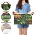 thumbnail image 4 of Ryvnso Pineapple Tropical Palm Leaves Storage Bins Large Basket Foldable Cube Toys Organizer with Handles 1 PC, 4 of 7