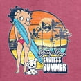 thumbnail image 5 of Wild Bobby, Betty Boop Endless Summer Beach the Dog Betty Boop Unisex Hoodie Sweatshirt, Vintage Heather Red, Medium, 5 of 5