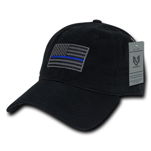 NEW CALIFORNIA Thin Blue Line Flag FlexFit # 5001 Black Hat Free Shipping!! 