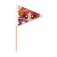 thumbnail image 1 of Squirrel Thailand Flag Flower Toothpick Triangle Cupcake Toppers Flag, 1 of 3