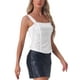 thumbnail image 4 of INSPIRAR CHIC Top de Tirantes para Mujeres con Lentejuelas Brillantes Sin Mangas Corset Top M Plata, 4 of 6