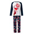 thumbnail image 3 of Trajes a juego para la familia, pijamas de Navidad para papá, madre, niños, estampado de muñeco de nieve, ropa de dormir de Navidad, conjuntos de ropa de apariencia familiar, ropa de dormir, 3 of 4