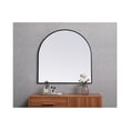 thumbnail image 4 of Metal Frame Arch Mirror 36x36 Inch in Black, 4 of 9