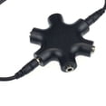 thumbnail image 4 of Cateissary Divisor de Audio de 3,5mm, accesorio para auriculares, equipo convertidor estable profesional, pequeño adaptador de auriculares, herramientas de Cables de audio/vídeo negro, 4 of 5
