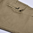 thumbnail image 4 of PEASKJP Cargo Pants Men Big and Tall Men's Multi Pocket Casual Outdoor Twill Cargo Pants with Pockets (Khaki,XXL), 4 of 5