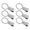Gray, variant on Round Elastomer Gluey Towel Hoop Bathroom Kitchen Hook Denial Drill Installation Maintains Towels Neat Denial Deformation