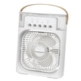 thumbnail image 4 of Ventilador de nebulización perfecl Ventilador de mesa USB Refrigeración por aire Blanco, 4 of 8