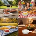 thumbnail image 5 of Dip Bowls, Ceramic Soy Sauce Dish, White Dipping Sauce Bowls Small Dishes Serving for Tomato Sauce, Soy, BBQ Party Supplies, 5 of 8