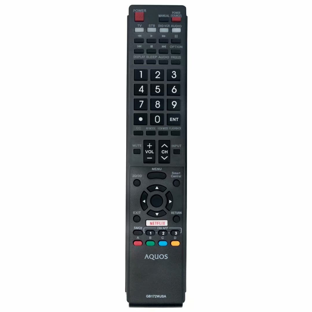 New GB172WJSA remote control for Sharp AQUOS TV LC60EQ30U LC60LE661U