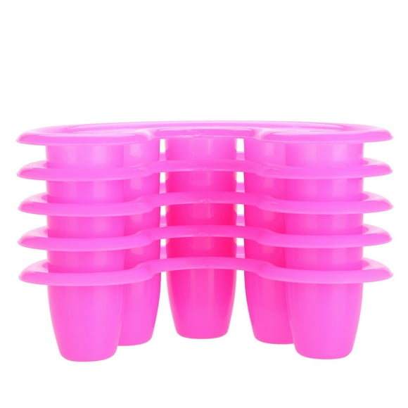 Soak Off Finger Bowl,5pcs Nail UV Acrylic Soak Off Finger Trays UV Gel Soak Off Finger Trays Sleek Aesthetic