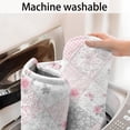thumbnail image 5 of Pioneer Flower Floral Print Pattern Bathroom Rugs Mat, Non Slip Microfiber Bathroom Rug with Rubber Backing, Soft Mats for Bathroom Floor Tub Shower, 17"x47", 5 of 5