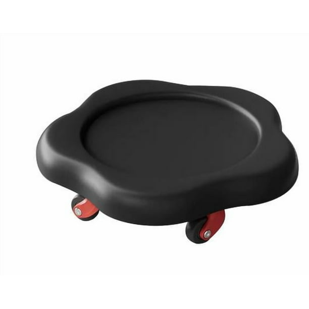 Rodillo para abdominales: Disco deslizante con diseño de flor y cinco ruedas para fortalecer los abdominales y el core - Equipo de gimnasio para el hogar para ejercicios abdominales