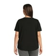 thumbnail image 3 of Terra & Sky Women’s Plus Size V-Neck Tee, 3 of 5