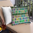 thumbnail image 1 of Ahgly Company Abstract Mosaic Coussin Extérieur, 18 Pouces par 18 Pouces, 1 of 6