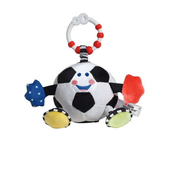 Little Sport Star Soccer pour Bébés / Convient de la Naissance à 2 Ans / Excellent Premier Ballon de Soccer / Inspirer et Jouer / Caractéristiques Sensorielles Supplémentaires pour Bébés et Nourrissons / Fait Partie de la Collection