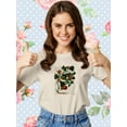 thumbnail image 2 of Squash Vine T-Shirt Women -Fab Funky Designs, Female 5X-Large, 2 of 4