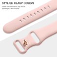 thumbnail image 3 of Paquete de 6 bandas compatibles con Apple Watch Band 40 mm, 38 mm, 44 mm, 42 mm, 41 mm, 45 mm, mujeres y hombres, pulseras de repuesto de correa deportiva impermeable de silicona suave para, 3 of 5