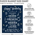 thumbnail image 6 of Birthday Gifts for Women, Men, Her, Him - Birthday Gifts for Friends, Sister, Mom Birthday Gifts, Happy Birthday Gifts for Girls, Inspirational Gifts for Women - Fleece Throw Blankets 60x80 in, 6 of 6