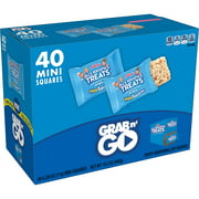Kellogg's Rice Krispies Treats Mini Marshmallow Snack Bars, Kids Snacks, School Lunch, Original, 40 Ct, 15.5 Oz, Box