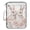 Two Bunnies with Flower, variant on Haosy Accordion File Organizer Zipper Binder 500 Sheet 6-Tab Expanding File Folder Multi-Pocket 1.2 Inch 3 Ring Corgi and Footprints