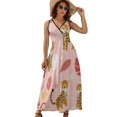 thumbnail image 2 of Pink Jungle Cute Leopard Print Sleeveless Dress Summer Women Clothes Dress for Pregnant Women Dresses, 2 of 9