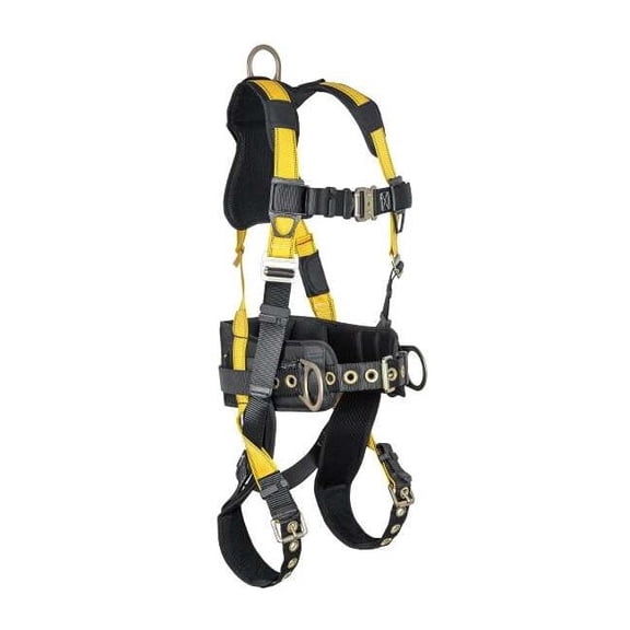 Condor Full Body Harness,Vest,Yellow,L Size 61DD43