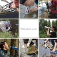 thumbnail image 5 of Outdoor Water Purifier Camping Hiking Emergency Survival Tool, Portable Personal Water Filter Straw, Outdoor Drinking Water Purifier for Camping, Hiking, Backpacking, Emergency Preparedness, 5 of 6