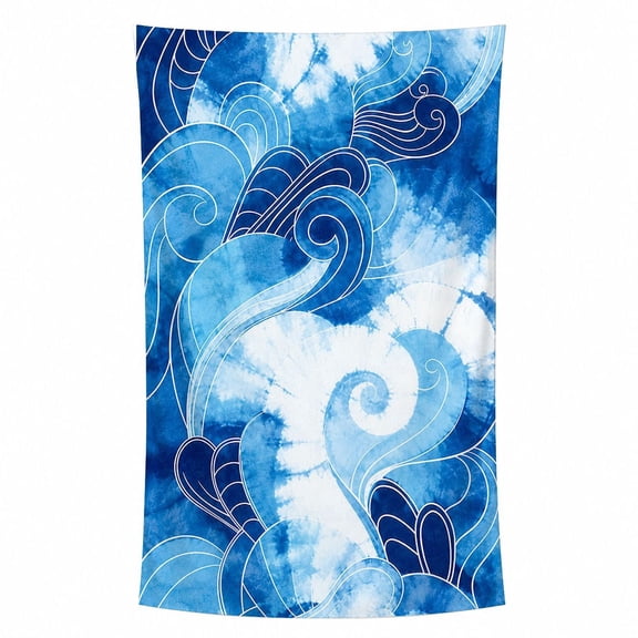 Lightweight Beach Towel 60''x30'' | Sand Free Quick Dry Super Absorbent, Swim Travel Towels Turtle Wave Pattern Extra Large Oversized Beach Accessories for Adult