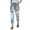 BK3, variant on Bmisegm Women's Autumn and Winter Christmas Jeans Printed Hole Thickened Trousers Y2K Jeans for Women BK3 XL