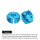 thumbnail image 4 of Adaptadores de ejes hexagonales de rueda de aluminio de 12 mm, color azul, grosor de 6 mm para actualización de piezas de repuesto de coches RC, 4 piezas, 4 of 6