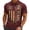 Z16-Wine, variant on 250 Anniversary USA Shirt, Short Sleeves Patriotic Shirts for Men, USA Graphic 4th of July Shirt for Men