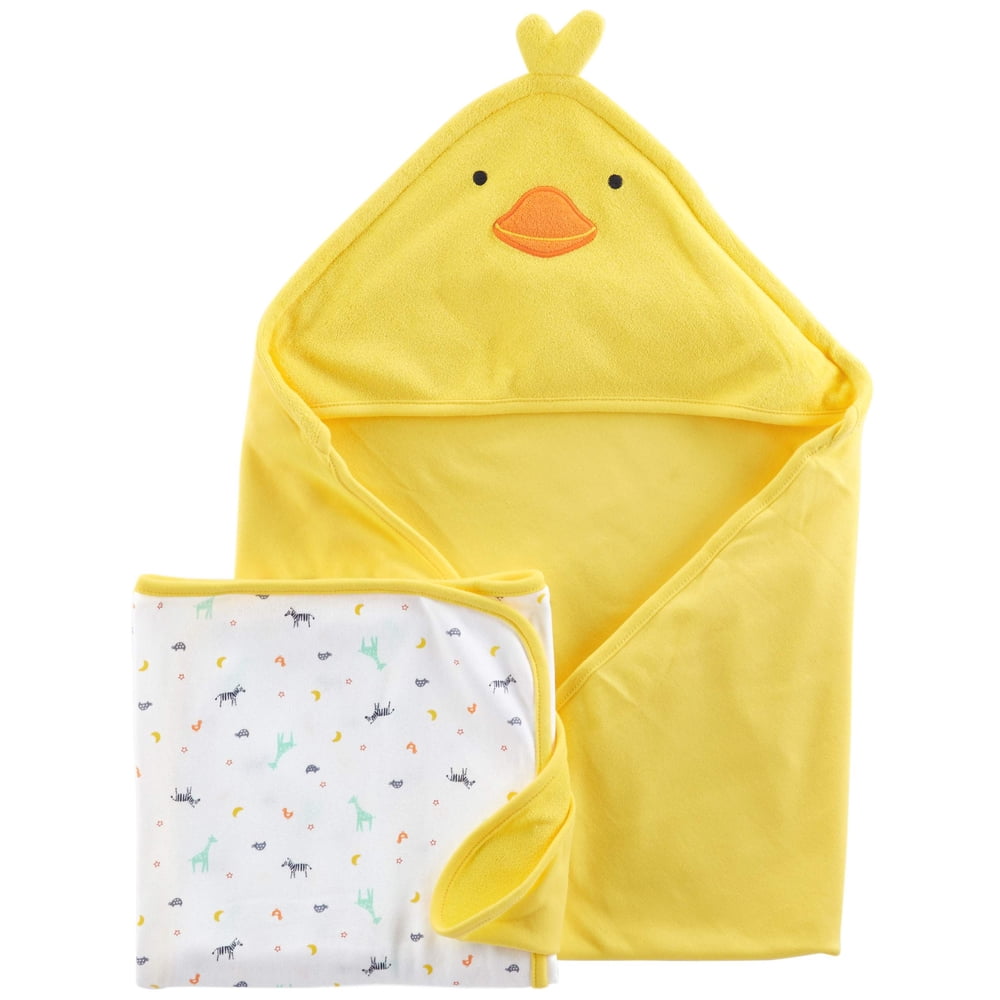 Child of Mine by Carter's Neutral Hooded Towels, 2pack (Baby Boys or