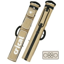 CRICAL Cue Case Bag 2Butts 4Shafts Hard 2x4 Pool Case 86cm Length Oxford Cloth Billiard Stick Carrying Case Billiard Accessories