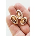 thumbnail image 3 of 100 Select Center Cut Ringtop Cowrie Shells (1/2 -1" / 12-25 mm) Beach Crafts Ocean Jewelry Nautical Decor, 3 of 4
