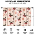 thumbnail image 2 of Blackout Kids Curtains,Pug and Donut Childrens Insulated Curtains Set Of 2,Bedroom Essentials,Toddler Room Decor 42x54in(106x137cm), 2 of 4