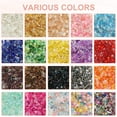 thumbnail image 6 of Uxcell 1200-Pack Mixed Glass Seed Beads, 1-4mm/0.04-0.16 Inch Tube Mini Glass Bugle Beads for DIY Earrings/ Necklaces/Bracelets/Jewelry Making [Blue Pink], 6 of 6