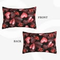 thumbnail image 4 of EasygdpLadybugs And Red Hearts Polyester Fiber Double-Sided Pillowcase,Super Soft,Comfortable And Luxurious Pillowcase,Not Easy To Break Or Deform- 14"X20", 4 of 9