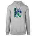 thumbnail image 2 of Men's Levelwear Heather Gray Hartford Whalers Retro Podium Netminder Pullover Hoodie, 2 of 3