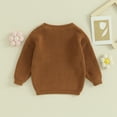 thumbnail image 3 of Okbabeha Baby Girl Floral Sweater Toddler Sweaters Long Sleeve Knit Sweater Crewneck Sweatshirt Newborn Infant Fall, 3 of 7