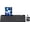 Black, variant on Marvo Wireless Keyboard and Mouse Combo, 2.4G, Low Profile, Fluid Precise, Quiet, Tablet Holder,Black