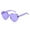 Purple, variant on Ladies' Sun Shade Sunglasses Heart Shaped Rimless Transparent Candy Color Frameless Glasses Fishing Glasses