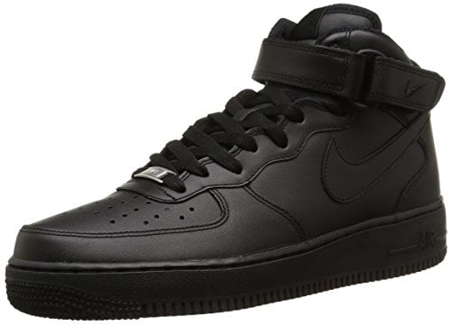 air force 1 mid black mens