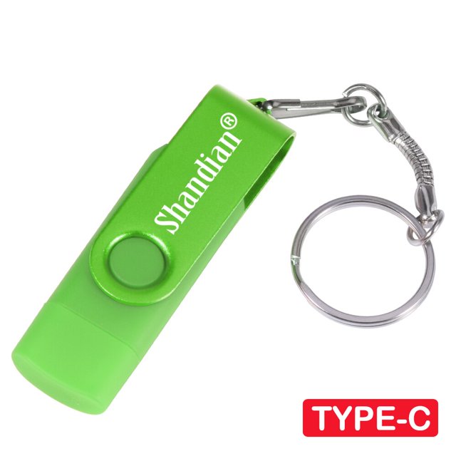 Extensiones de teléfono OTG Pen Drive Unidades flash USB de capacidad real Logotipo personalizado gratuito Memory Stick con llavero U Disk 64GB / 32GB / 16GB Tan Jianjun unisex