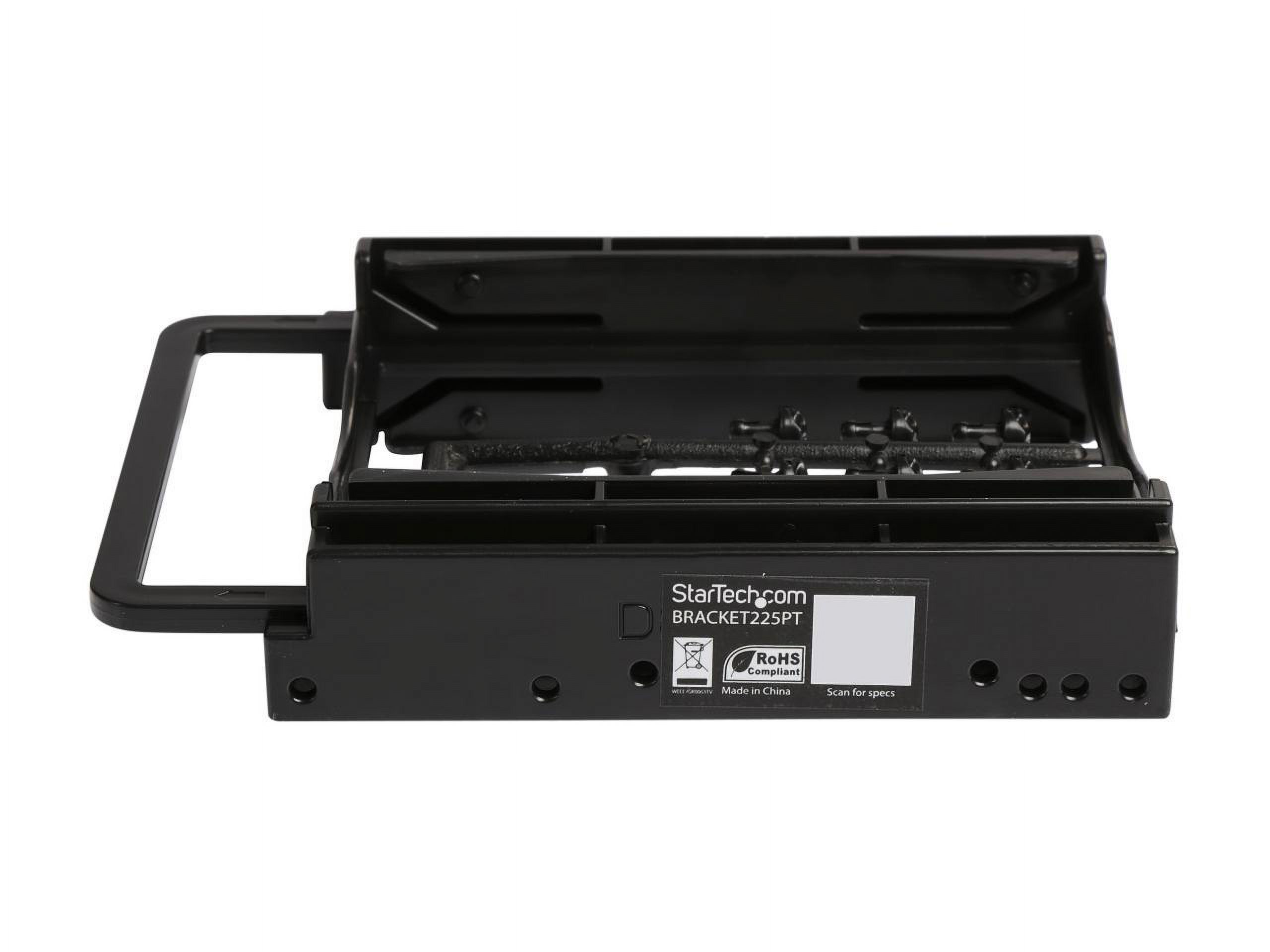 BRACKET225PT Dual 2.5in SSD/HDD Mounting Bracket for 3.5in Drive Bay - image 3 of 7