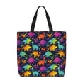 thumbnail image 1 of Balery Colorful Dinosaur Bolsa de Mano para Mujeres con Cremallera, Bolsa de Gimnasio con Compartimentos, Bolsa para Laptop, Bolsa para Trabajo, 1 of 7